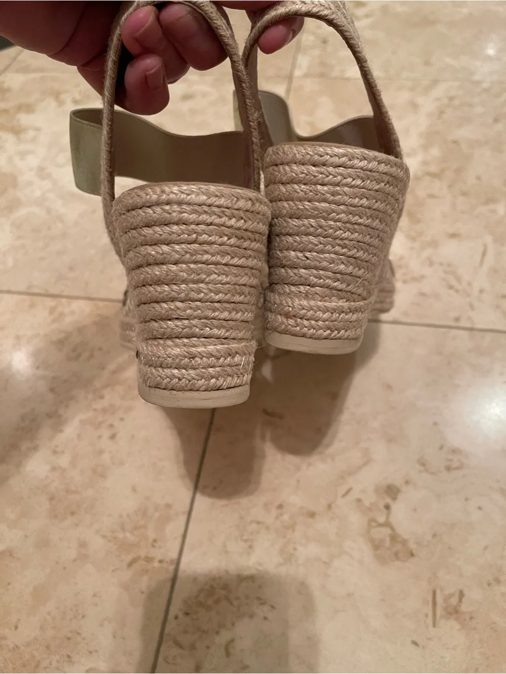 NWOT Casteller Made in Spain Wedge Espadrille Sandals in sz 41